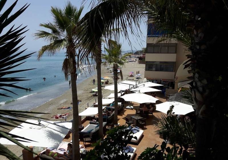 Costa del Sol, Benalmadena Costa, luxusní 3 ložnice byt na pobřeží Costa del Sol, u moře