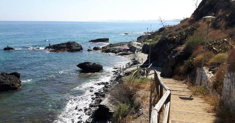 Costa del Sol, Benalmádena Costa, en lyxig 3 sovrum lägenhet på Costa del Sol, precis vid havet